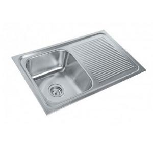 Parryware  37x18x9 In Single Bowl Kitchen Sink, C855771