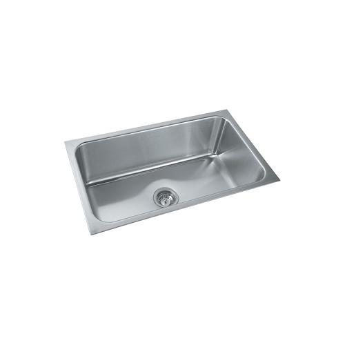 Parryware 30x18x9 In Single Bowl Kitchen Sink, C855571