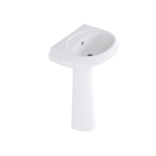 Hindware 55x40 Delta Pedestal Wash Basin, 10010