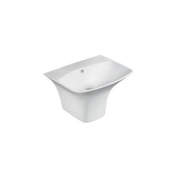 Hindware Wash Basin 91075 Berlin Integrated Pedestal 560X470X390 mm