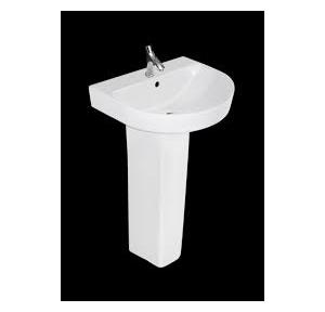 Hindware Wash Basin And Pedestal 91049,11032 Cedar  550X450X820 mm