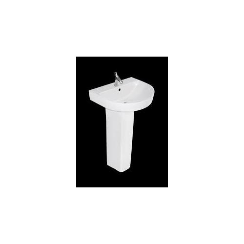 Hindware Wash Basin And Pedestal 91049,11032 Cedar  550X450X820 mm