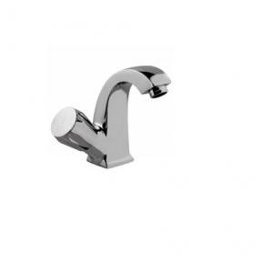 Jaquar Continental Swan Neck Pillar Tap Bathroom Faucet, CON-CHR-127BKN