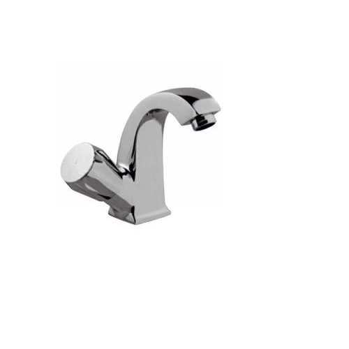 Jaquar Continental Swan Neck Pillar Tap Bathroom Faucet, CON-CHR-127BKN