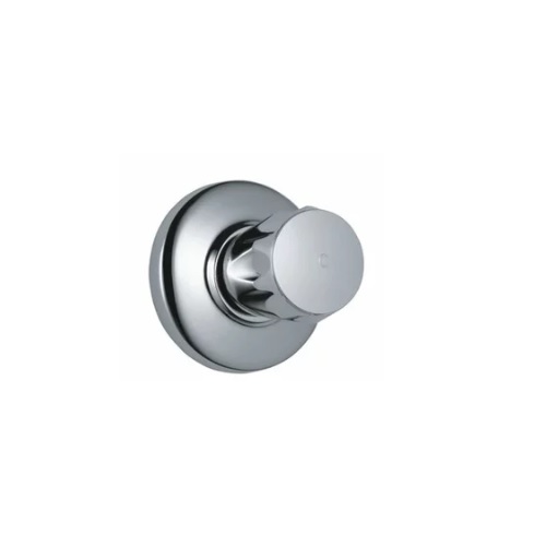 Jaquar Flush Cock With Wall Flange 25mm With Plain Knob, CON-CHR-1081KN