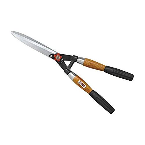 Falcon Premium Hedge Shear 10in Blade with Wooden Handle & Grip, FHS-888