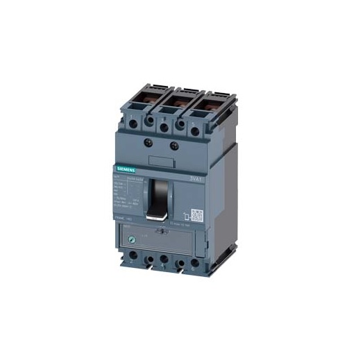 Siemens Sentron MCCB, 160 A, 3 Pole, 3VA1116-6EE32-0AA0