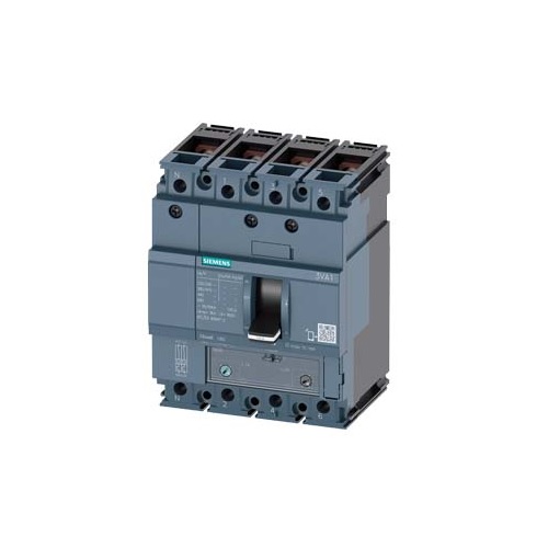 Siemens Sentron MCCB, 250 A, 4 Pole, 3VA1225-5GF42-0AA0