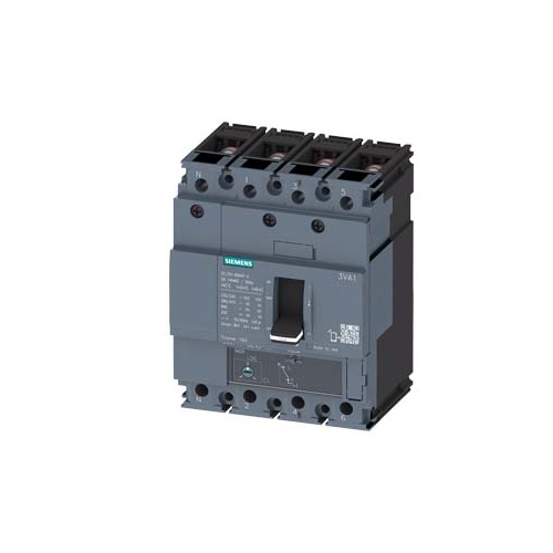 Siemens Sentron MCCB, 160 A, 4 Pole, 3VA1116-4GE42-0AA0