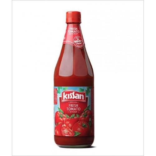 Kissan Fresh Tomato Ketchup Bottle, 500gm