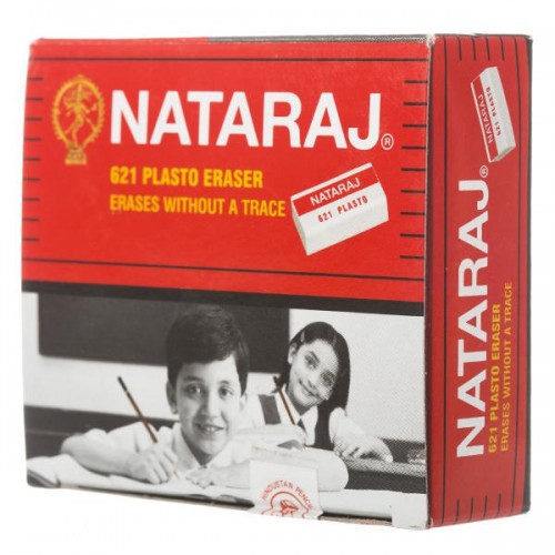 Nataraj 621 Plasto Eraser (Pack of 20 Pcs)