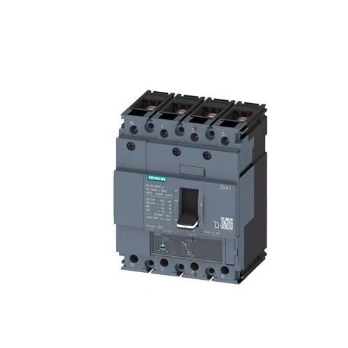 Siemens Sentron MCCB, 125 A, 4 Pole, 3VA1112-3GE42-0AA0