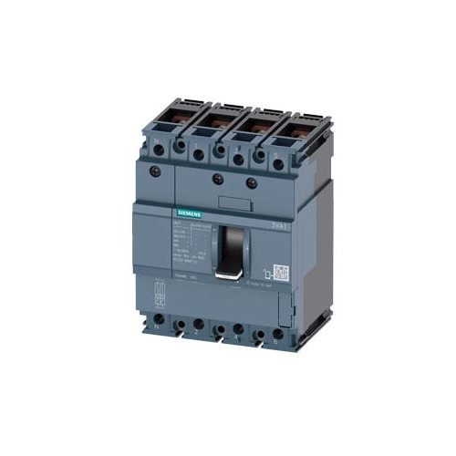 Siemens Sentron MCCB, 160 A, 4 Pole, 3VA1116-4GD42-0AA0