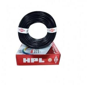HPL 2.5 Sq.mm Black Insulated Unsheathed Industrial Cables, HHR000250100 (100 mtr)