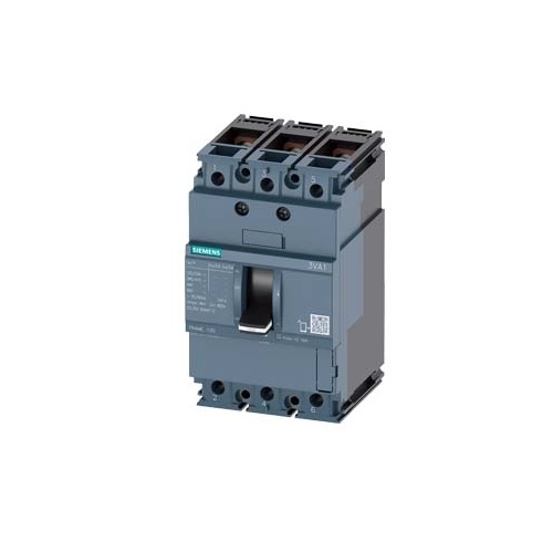 Siemens Sentron MCCB, 125 A, 3 Pole, 3VA1112-3ED32-0AA0