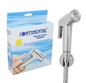 Continental Chrome Plated Health Faucet With 1 Mtr. S.S. Pipe & Stand, Model No - 113A