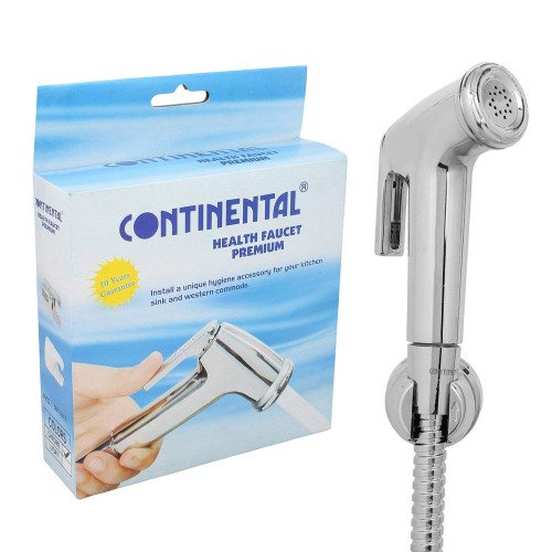 Continental Chrome Plated Health Faucet With 1 Mtr. S.S. Pipe & Stand, Model No - 113A