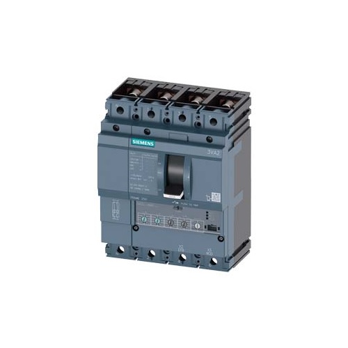 Siemens Sentron MCCB, 250 A, 4 Pole, 3VA2225-6HM42-0AA0