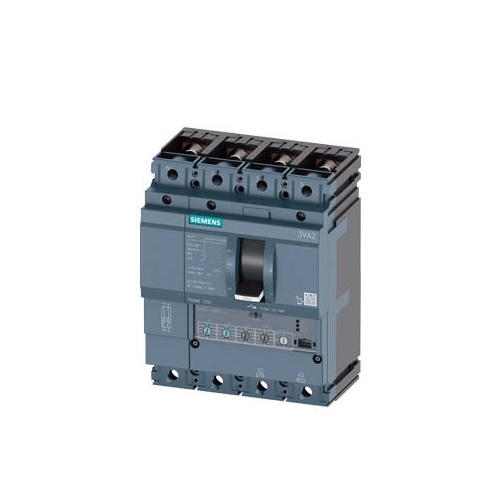 Siemens Sentron MCCB, 250 A, 4 Pole, 3VA2225-5HM42-0AA0