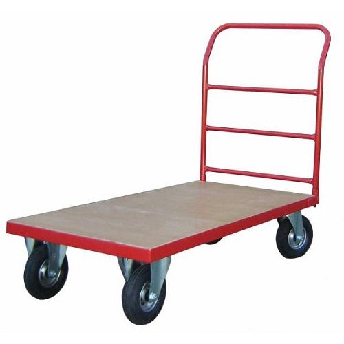 SS Paltform Trolley With SS Handle, 4x2 Feet
