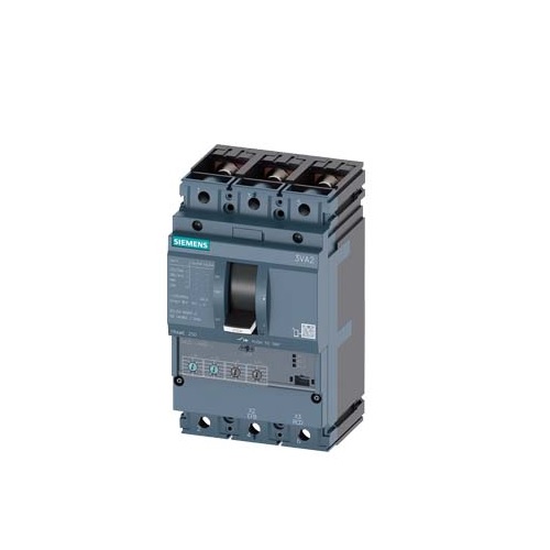 Siemens Sentron MCCB, 250 A, 3 Pole, 3VA2225-5HM32-0AA0