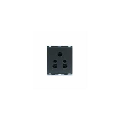 L&T 2/3 Pin 6A Entice Socket, CB91202CG06