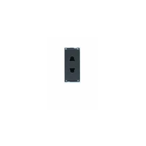 L&T 2 Pin 6A Entice Euro Type Socket, CB91101CG06