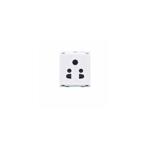 L&T 2/3 Pin 6A Entice Socket, CB91202CW06