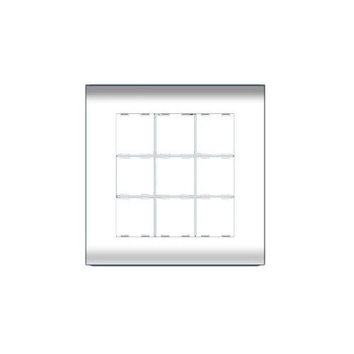 L&T 18M Entice Modular Cover Plate With Grid Frame, CB91118FW00