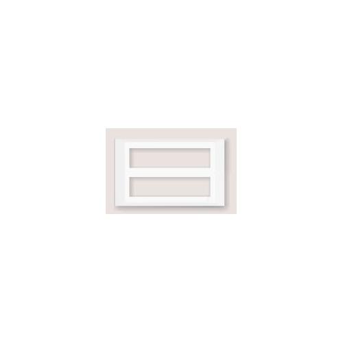L&T 16M Entice Modular Cover Plate With Grid Frame, CB91116FW00