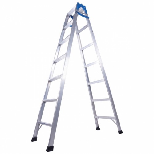 Heavy Duty Ladder Double 7 Ft Aluminum