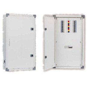 L&T 6 Way IP43 Double Door VTPN Modular Incomer Distribution Board, PHV306DDB