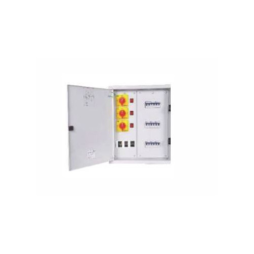 L&T 4 Way IP43 Double Door Phase Selector Distribution Board, PHC04DDB