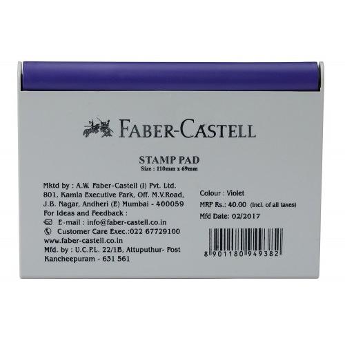 Faber Castell Stamp Pad, 110x69 mm (Blue)