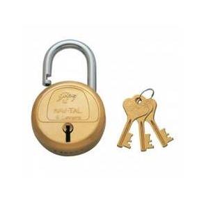 Godrej 3 keys 6 Lever Navtal Padlock, 3279