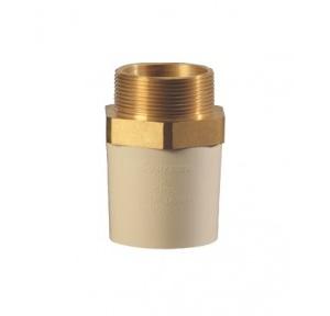 Supreme CPVC Male Threaded Adapter (Brass), 20 mm