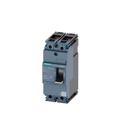 Siemens Sentron MCCB, 160 A, 2 Pole, 3VA1116-4ED22-0AA0