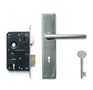 Godrej Matiz Satin Combipack with 6 Lever Mortise Lock, 8083