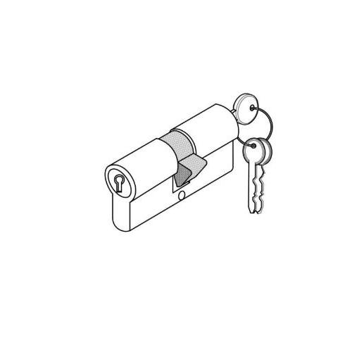 Dorma Euro Profile Cylinder 5Pin EPC Both Side Key Stain Nickel Plated Finish 60mm XL-C 2010A