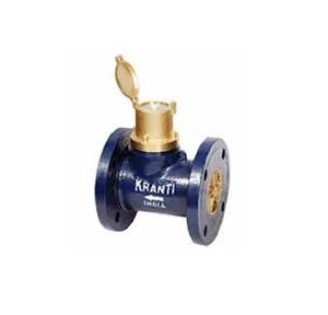 Kranti 65mm Bulk Enclosed Type Spiral Water Meter, IS 2373