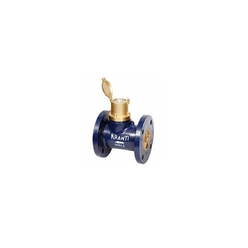 Kranti 65mm Bulk Enclosed Type Spiral Water Meter, IS 2373