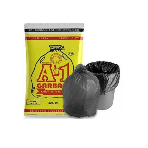 A-one 19x21 Inch Garbage Small Cover Bag (Pack of 15 Pcs)
