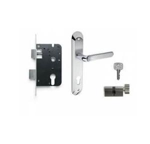 Godrej 200mm Door Handle Set With Lock Body 1CK, 6696