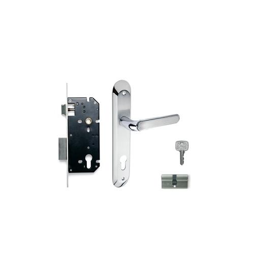 Godrej 240mm Door Handle Set With Lock Body 2C, 6693