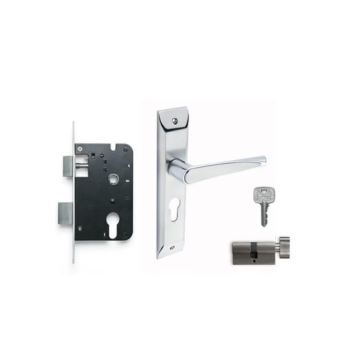Godrej 200mm Door Handle Set With Lock Body 1CK, 6690