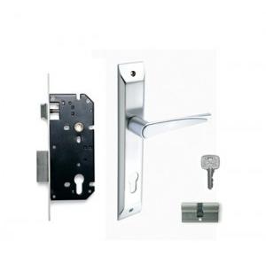 Godrej 240mm Door Handle Set With Lock Body 2C, 6687