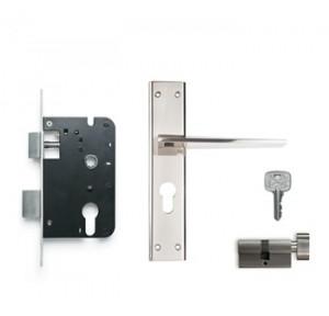 Godrej 200mm Door Handle Set With Lock Body 1CK, 6763