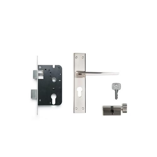 Godrej 200mm Door Handle Set With Lock Body 1CK, 6763