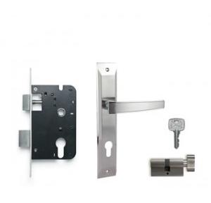 Godrej 200mm Door Handle Set With Lock Body 1CK, 7117