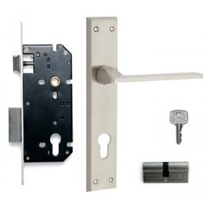 Godrej 240mm Door Handle Set With Lock Body 2C, 7558